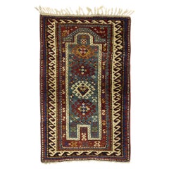 Antique Caucasian Kazak Rug 2’11" x 4’11”