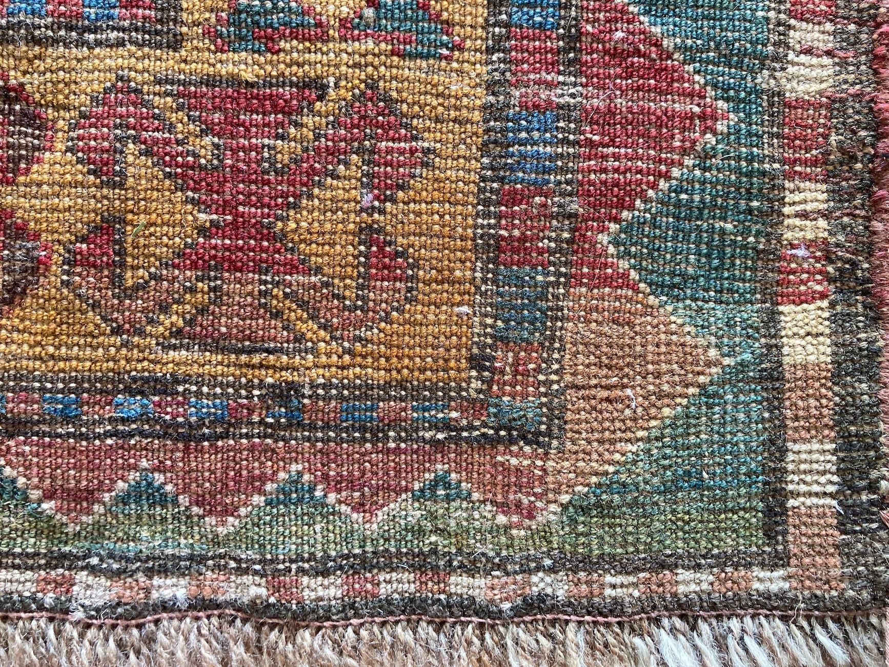 Ancien tapis caucasien Kazak 2.43m x 1.62m en vente 15