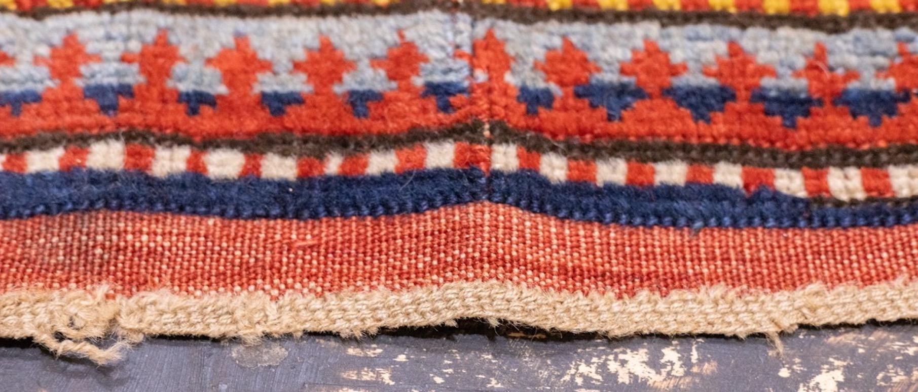 Antique Caucasian Kazak Rug 3’10