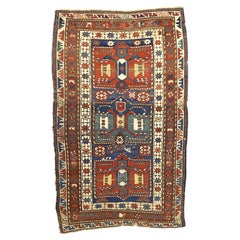 Antique Caucasian Kazak Rug 3'6" x 5’8"
