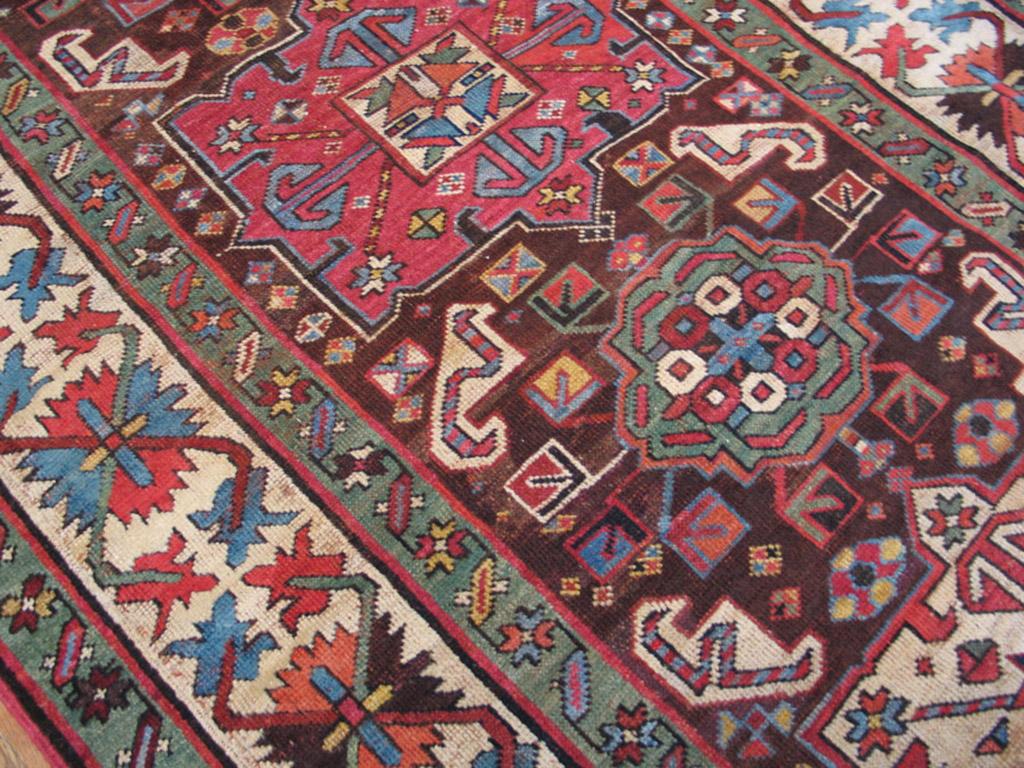 Late 19th Century 19th Century Caucasian Kazak Carpet ( 3'6