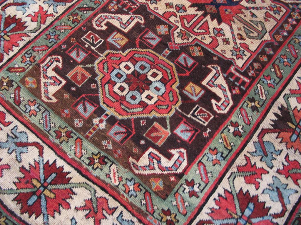 Kaukasischer Kasachischer Teppich des 19. Jahrhunderts ( 3'6