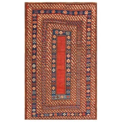 19th Century Caucasian Kazak Carpet ( 4' x 6'10" - 122 x 208 )