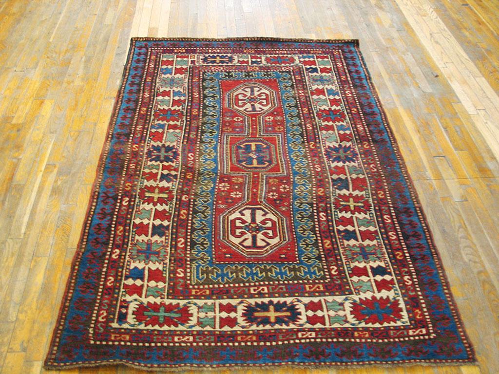 Antique Caucasian - Kazak rug, size: 4'0