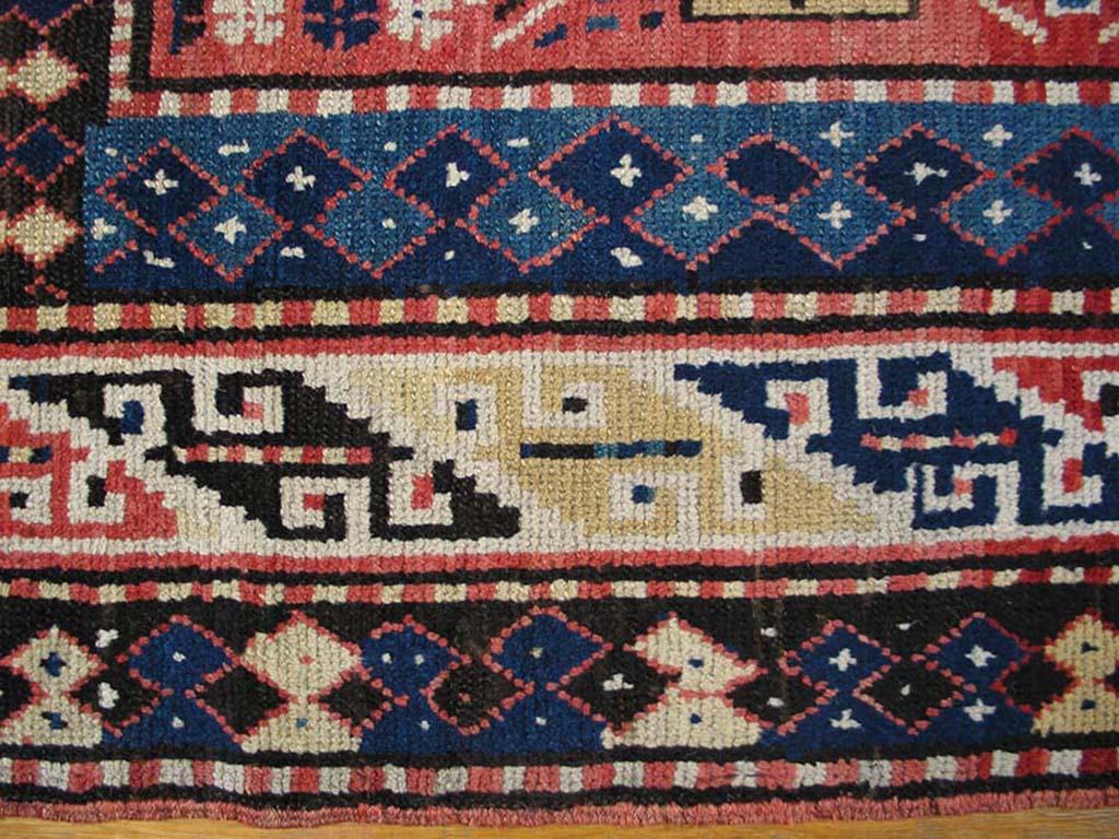 Antique Caucasian, Kazak Rug In Good Condition For Sale In New York, NY