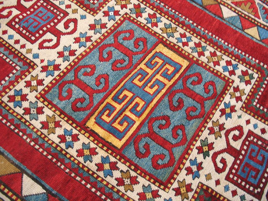 Antique Caucasian, Kazak Rug 4' 4