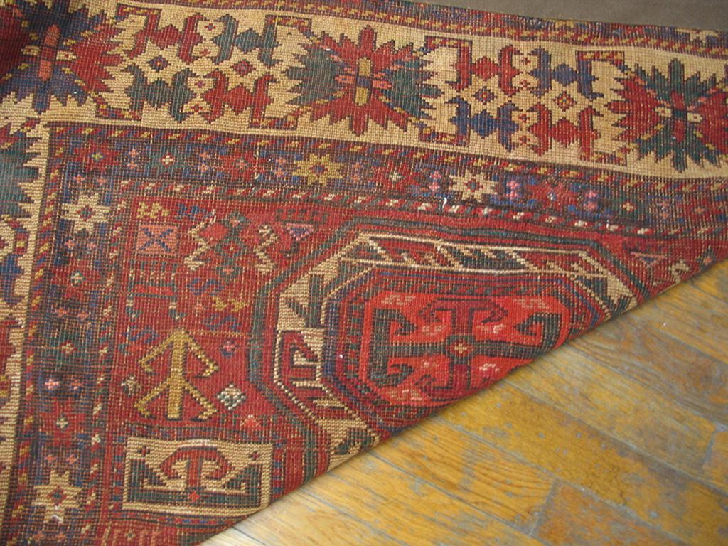 Wool 19th Century Caucasian Kazak Capet ( 4'6