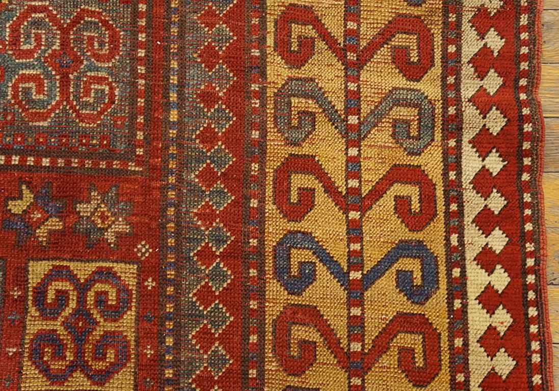 Alfombra kazaka Karachopf del siglo XIX ( 5' x 9'9