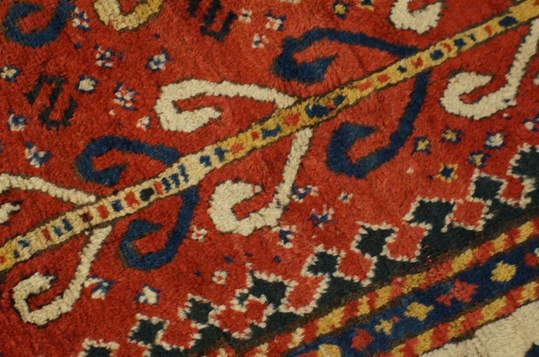 Antique Caucasian, Kazak Rug For Sale 3