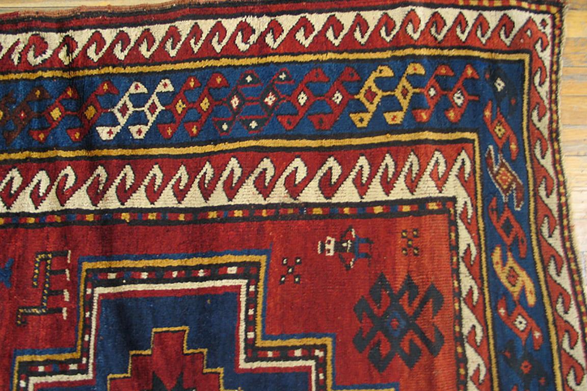 Hand-Knotted 19th Century Caucasian Kazak Lori Pambak Carpet ( 6' x 11' - 183 x 335 ) For Sale