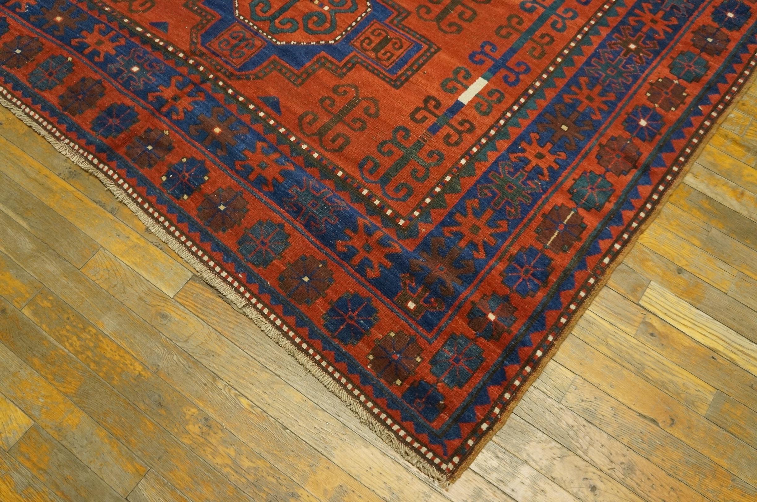 Wool Early 20th Century Caucasian Kazak Carpet ( 6' x 7' - 183 x 213 ) For Sale