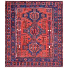 Antique Early 20th Century Caucasian Kazak Carpet ( 6' x 7' - 183 x 213 )