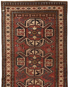 Antique Caucasian Kazak Rug, circa 1880