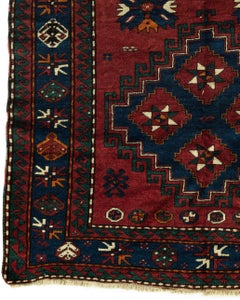 Antique Caucasian Kazak Rug, circa 1890