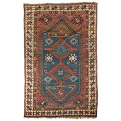 Antiker kaukasischer Kazak-Teppich, um 1890 4' x 6'10