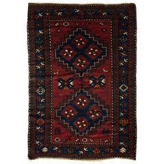 Tapis caucasien ancien Kazak du Caucase, vers 1890