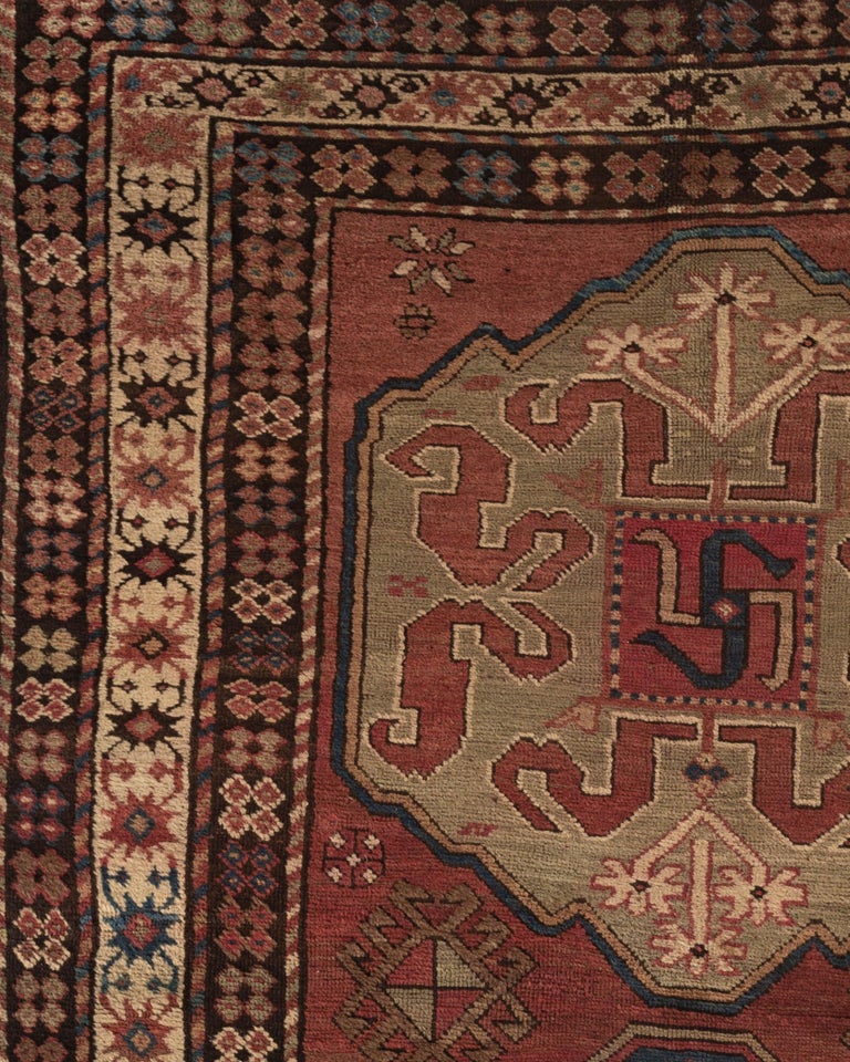 Antique Caucasian Kazak Rug, circa 1900 For Sale at 1stdibs