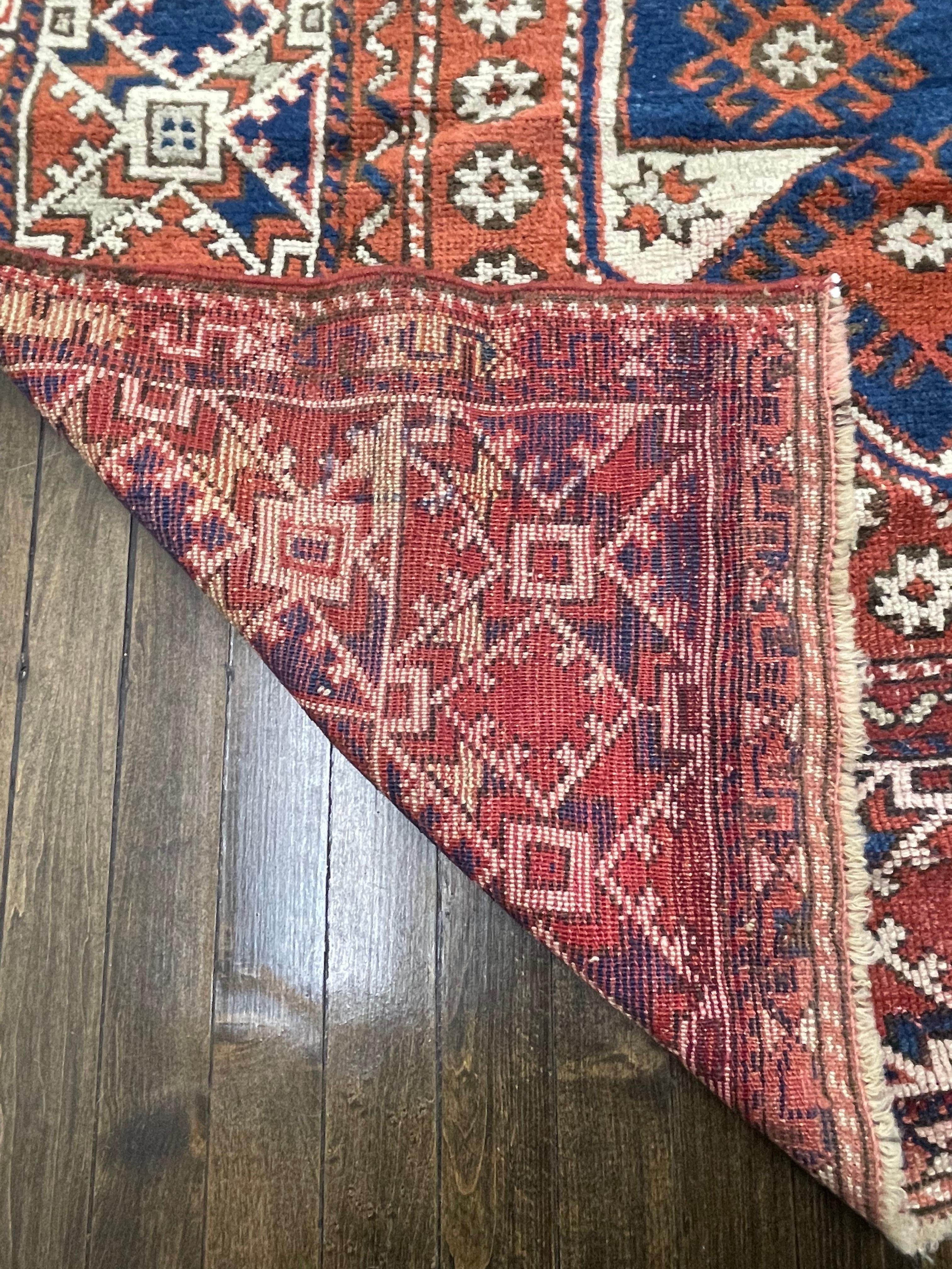 Antique Caucasian Kazak Rug, Circa 1915 For Sale 2