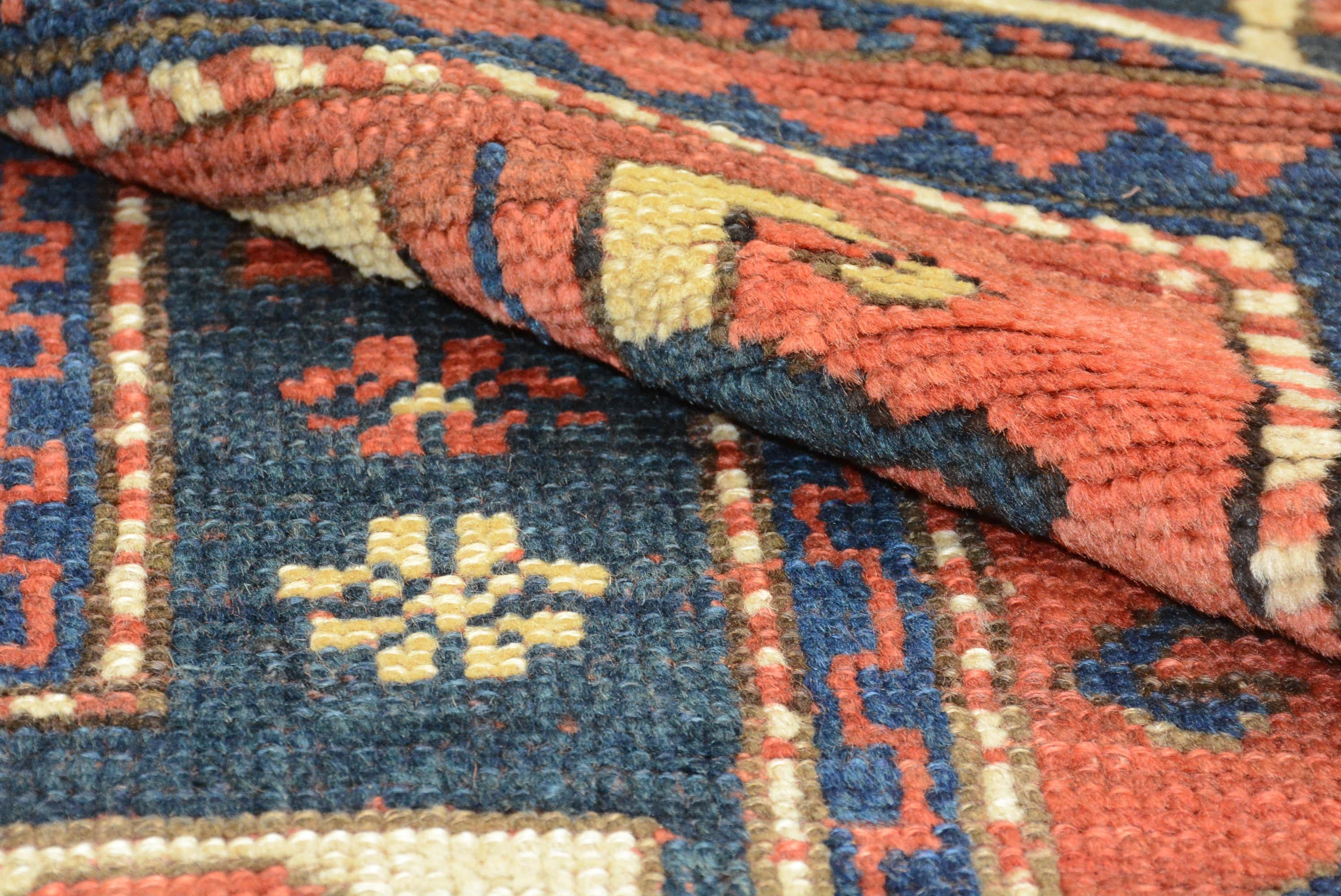Antique Caucasian Kazak Rug For Sale 3