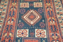 Antique Caucasian Kazak Rug