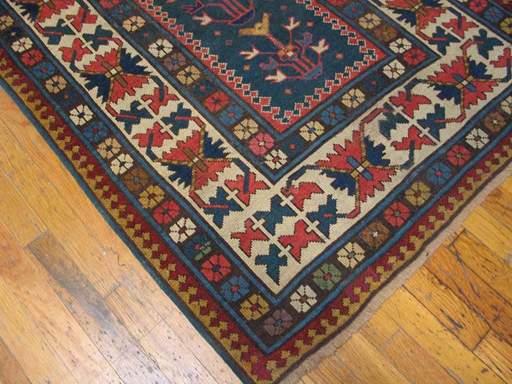 19th Century Caucasian Kazak Tree of Life Carpet ( 3'7