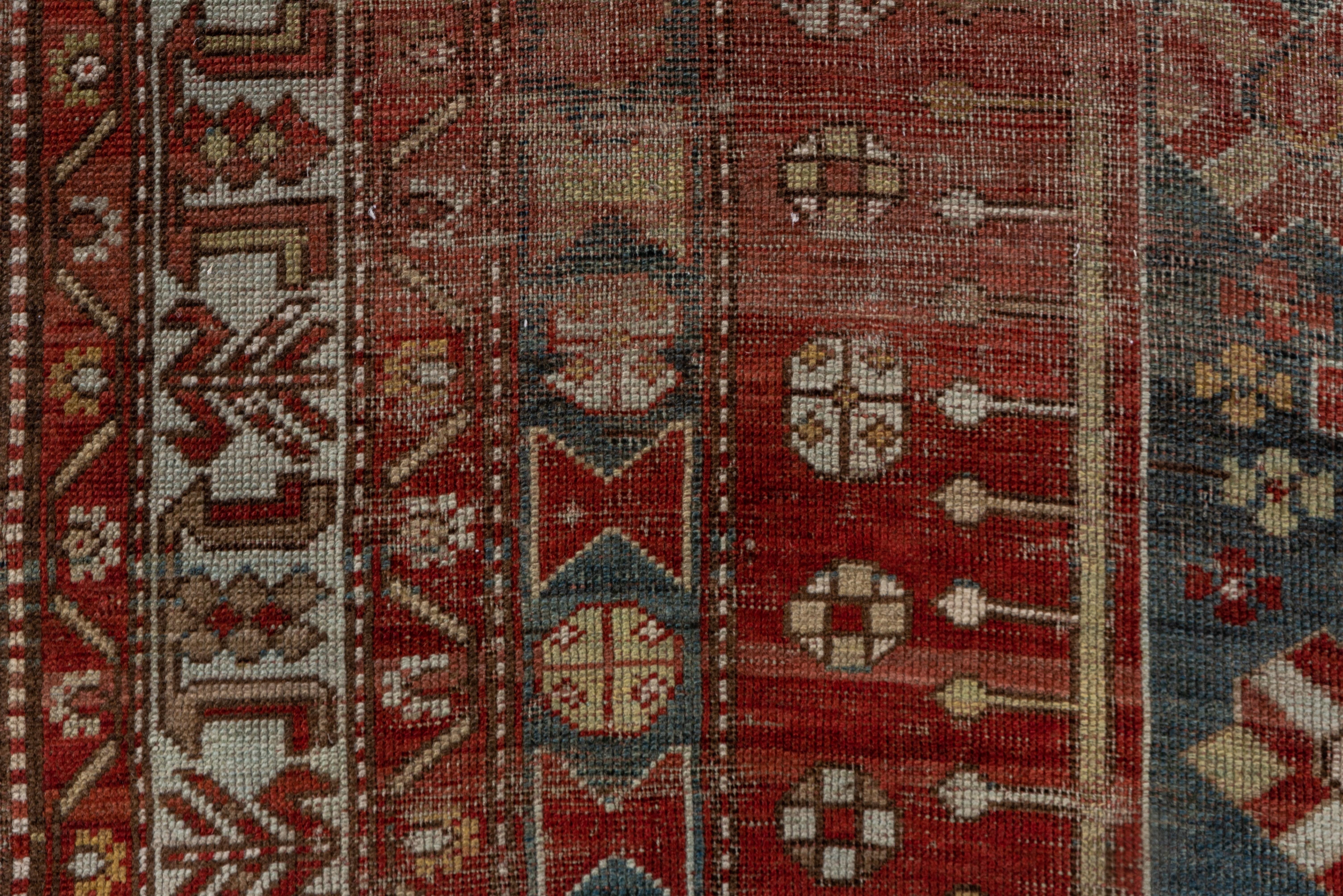 Early 20th Century Antique Caucasian Kazak Rug For Sale