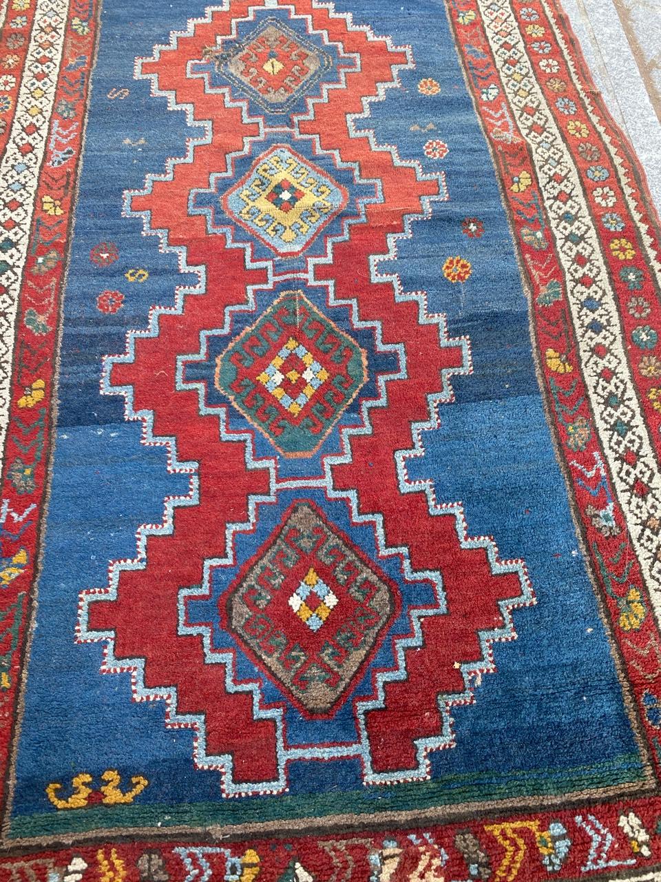 19th Century Antique Caucasian Kazak Rug