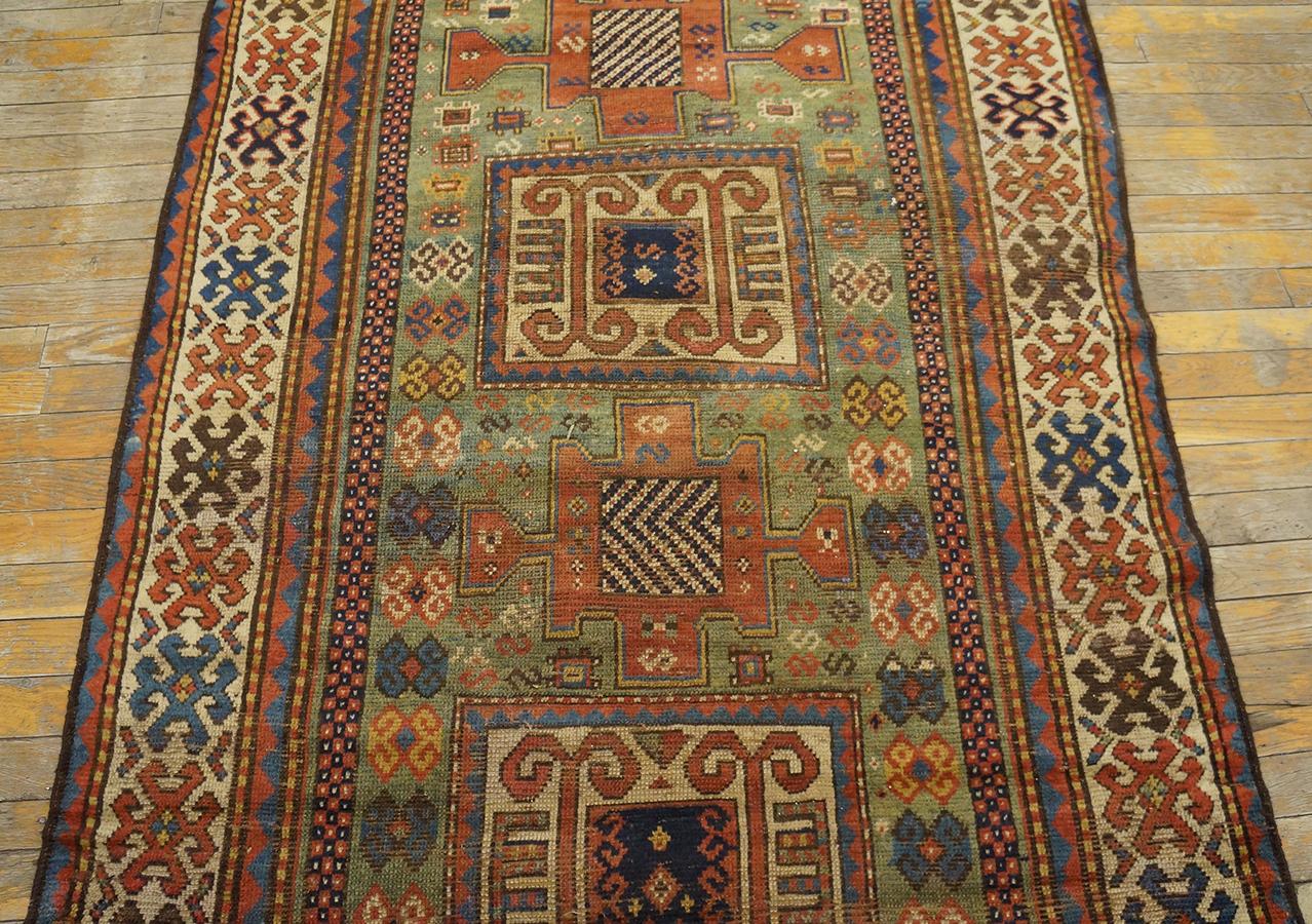Wool Antique Caucasian, Kazak Rug 4' 0