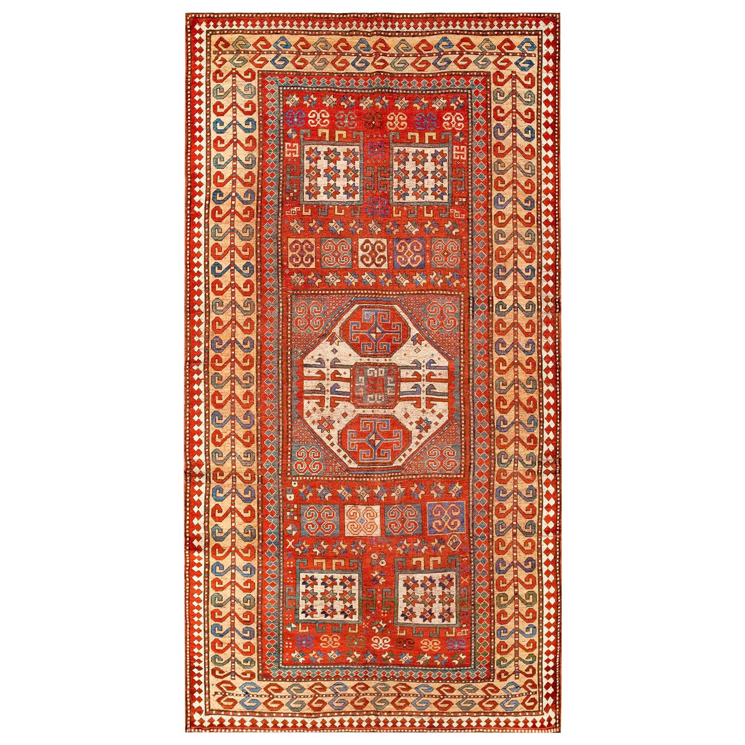 19th Century Caucasian Karachopf Kazak Carpet ( 5' x 9'9" - 152 x 297 ) For Sale