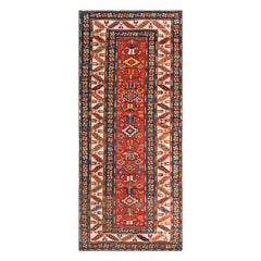 Kaukasischer Kazak-Teppich aus dem 19. Jahrhundert (4' x 9'2" - 122 x 279)