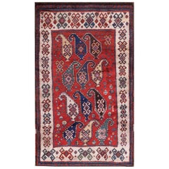 Kaukasischer Kazak-Teppich des 19. Jahrhunderts ( 3'6" x 5'8" - 106 x 172)