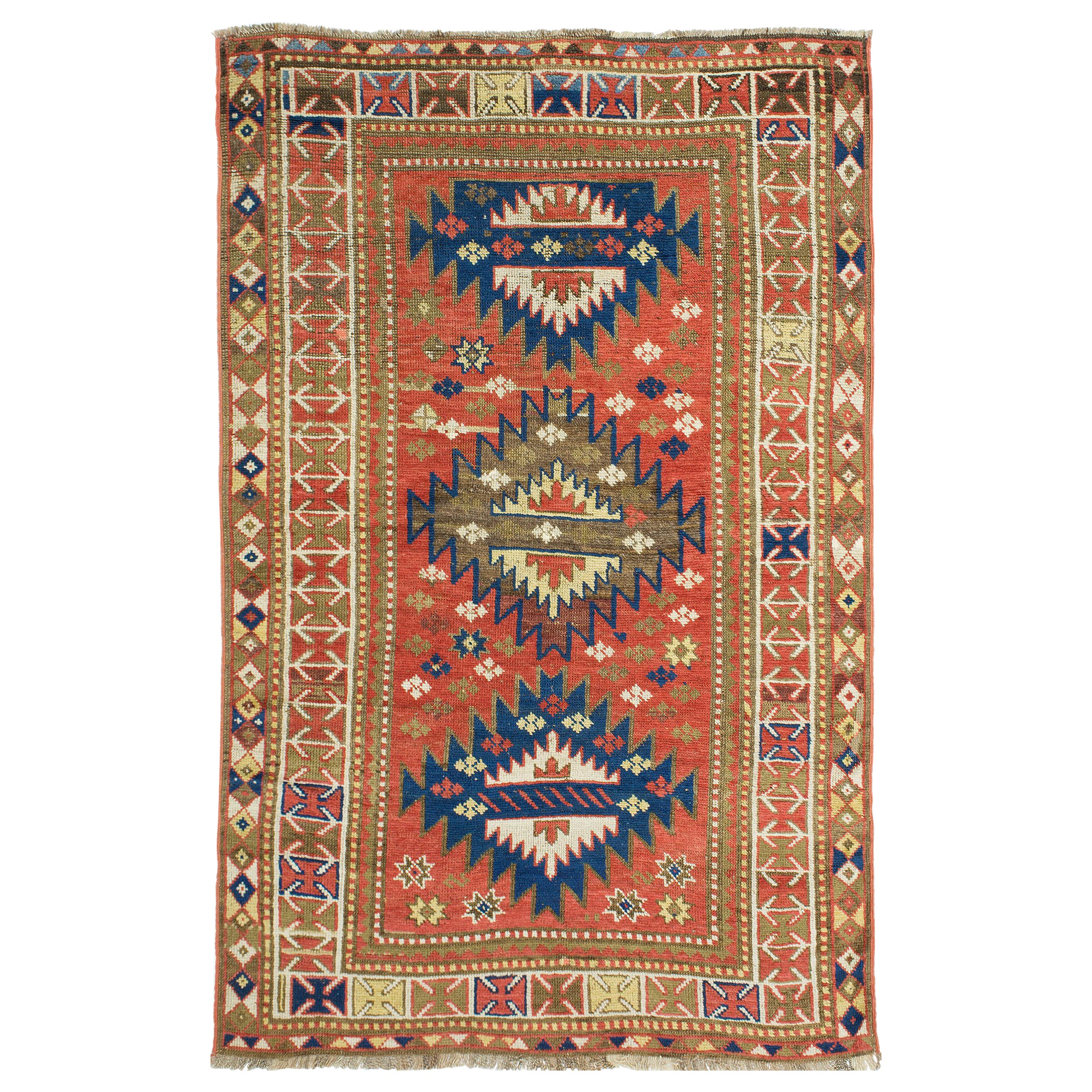 Tapis caucasien ancien du Caucase