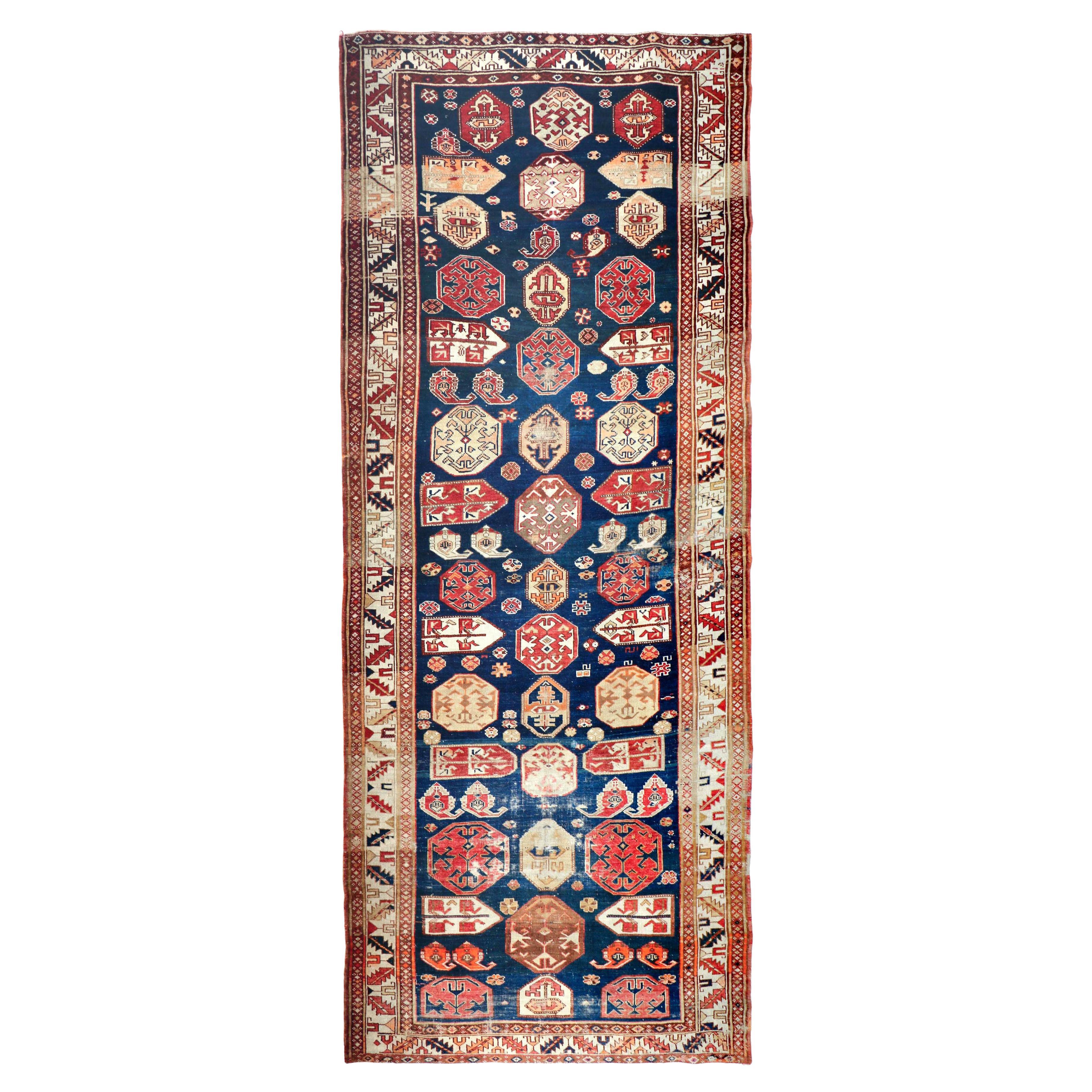 Ancien tapis caucasien Kazak