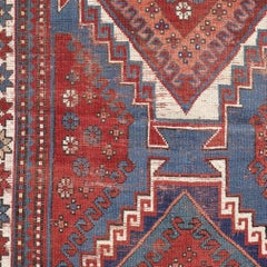 Antique Caucasian Kazak Rug, Russian Empire