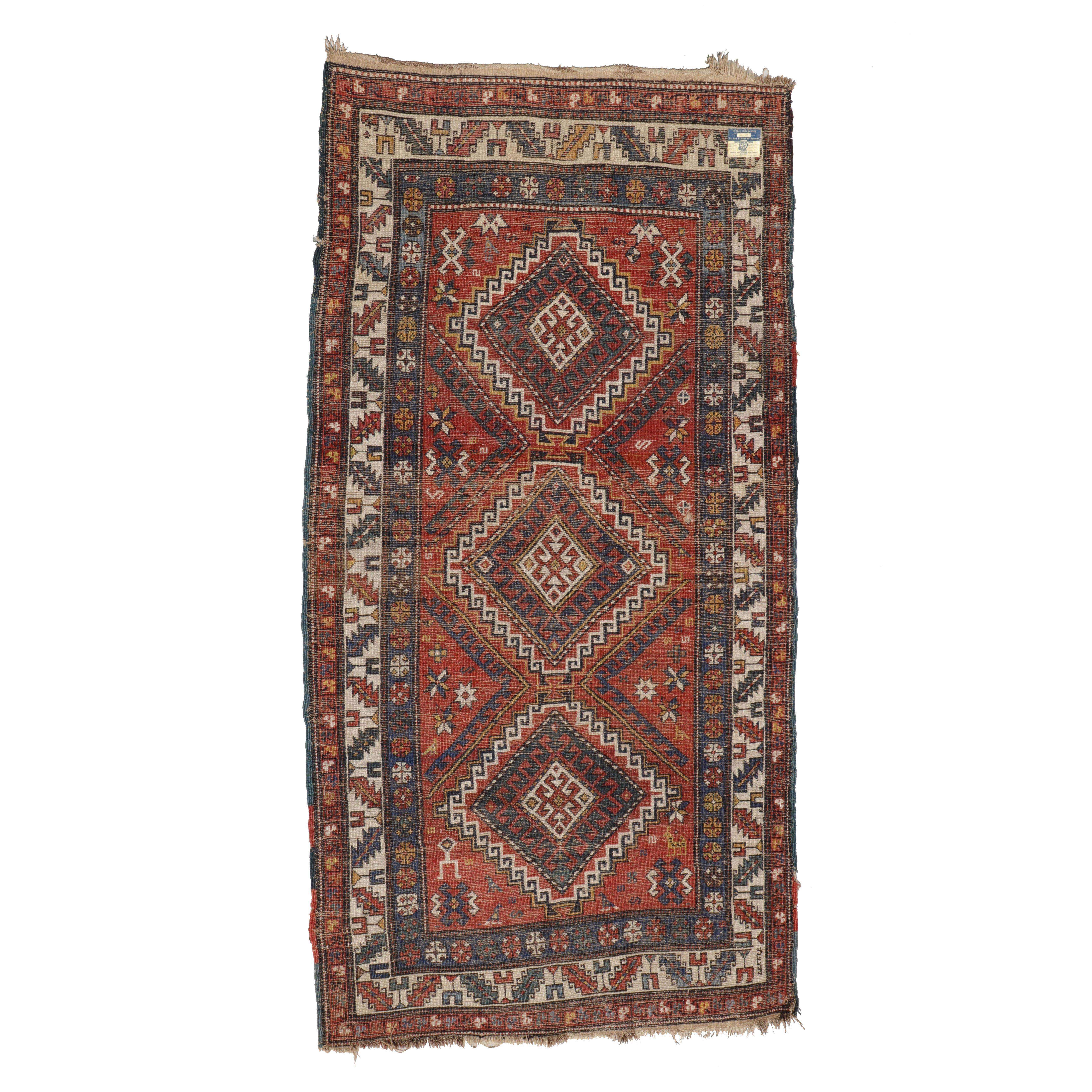 Antique Caucasian Kazak Rug, Russian Empire ‘1721-1917’ For Sale 1