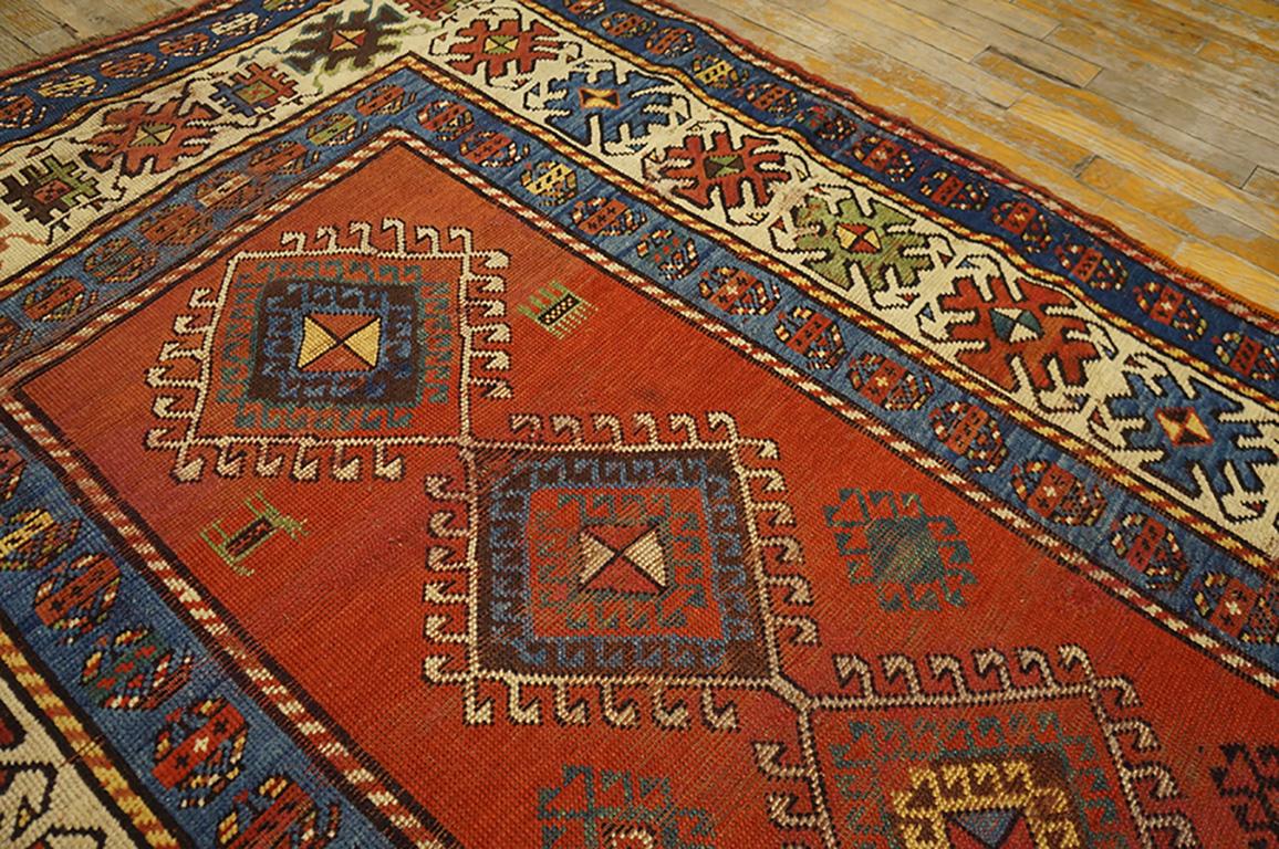 Antique Caucasian, Kazak Rug For Sale 2