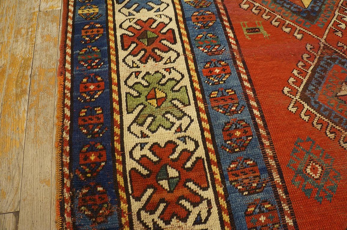 Antique Caucasian, Kazak Rug For Sale 3