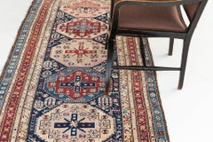 Antique Caucasian Kazak Runner