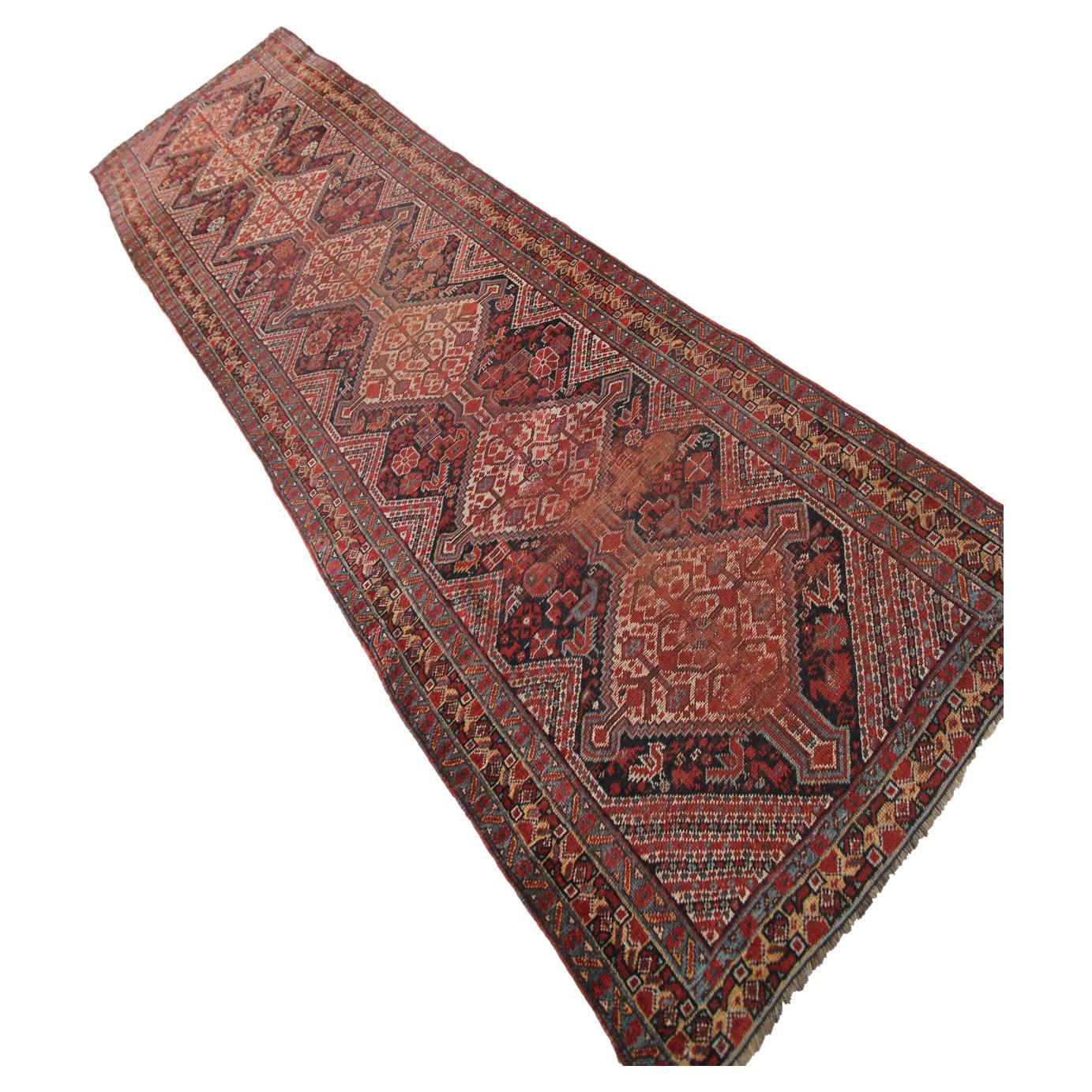 Antiker Khamseh Stammes-Teppich ©
