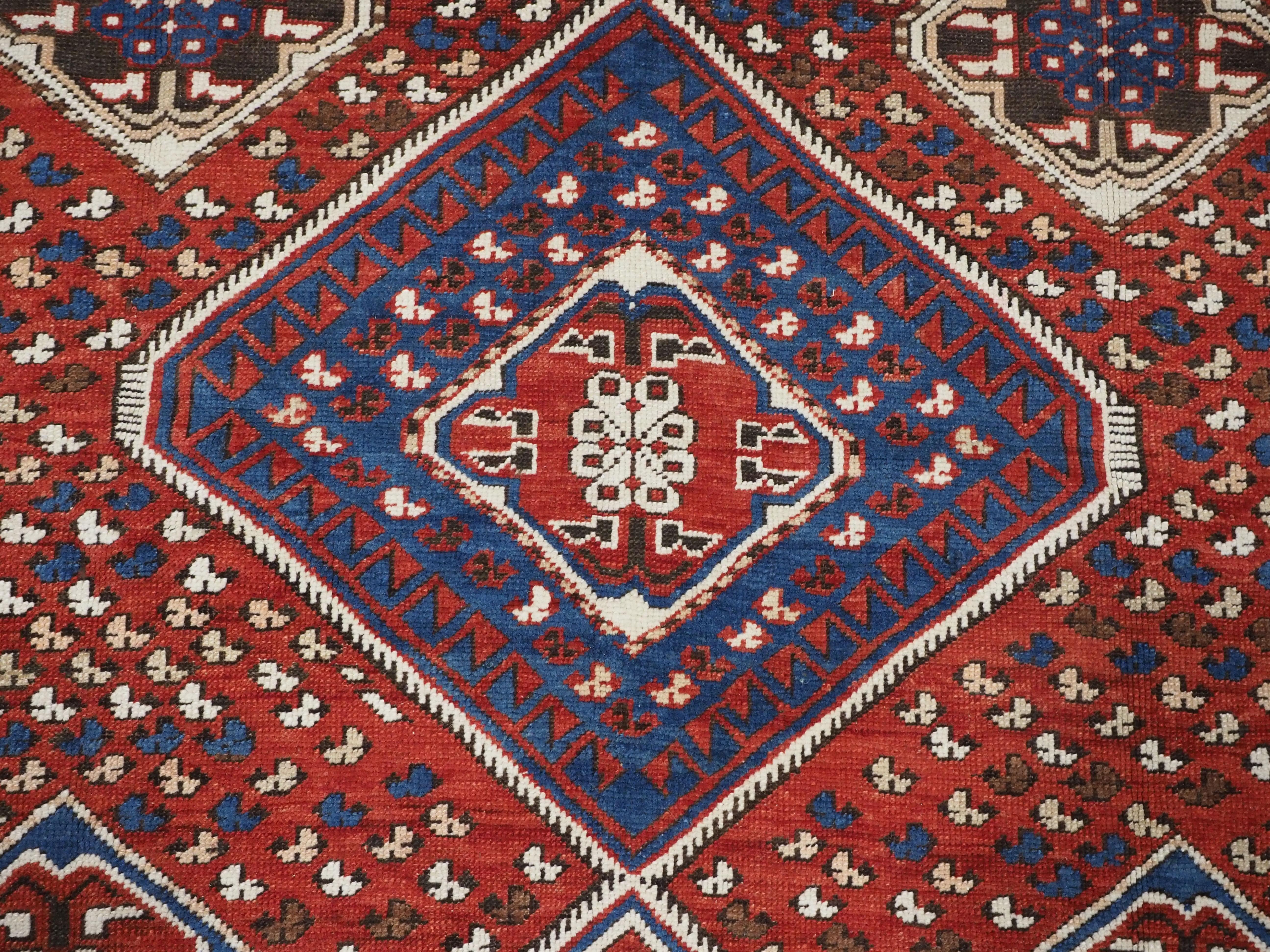 Antique Caucasian Khila rug,  Baku region of the Eastern Caucasus.  Circa 1890. For Sale 5