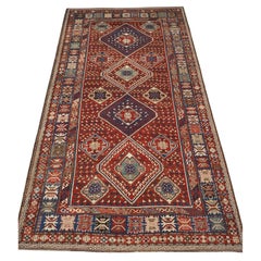 Antique Caucasian Khila rug,  Baku region of the Eastern Caucasus.  Circa 1890.
