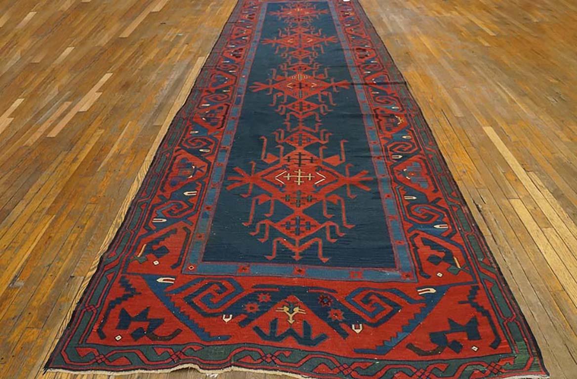 Antique Caucasian, Kilim rug, size: 4'9