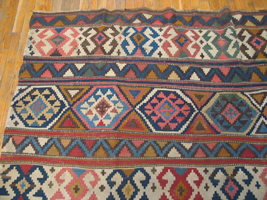 Antique Caucasian Kilim   6'3