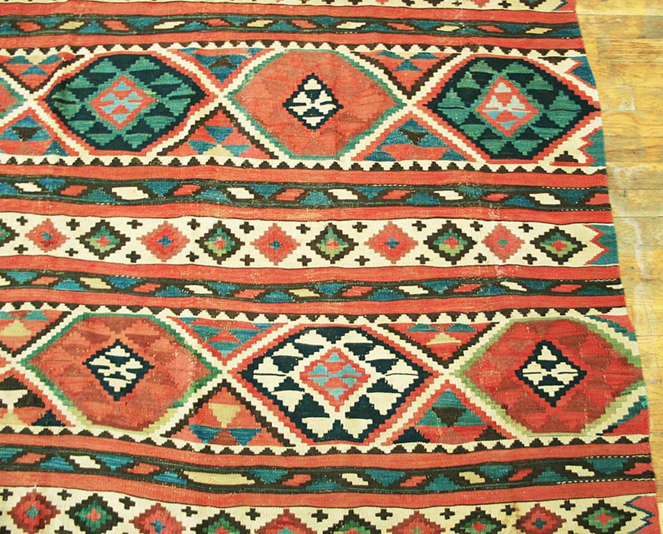 Antique Caucasian, Kilim Rug  In Good Condition For Sale In New York, NY