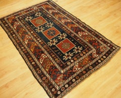 Antique Caucasian Kuba Region Karagashli Rug, Circa 1900