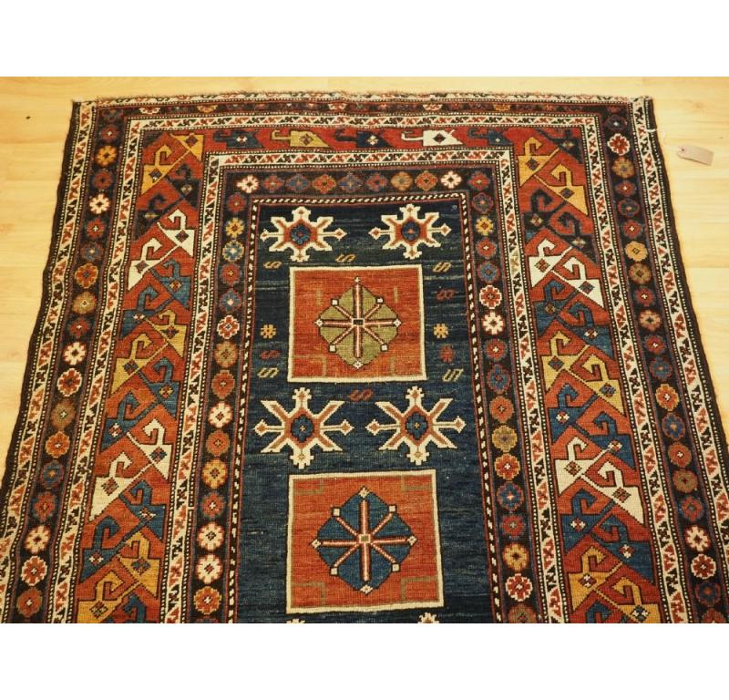 Antiker kaukasischer Karagashli-Teppich aus der kubanischen Region Kuba, um 1900 (Kaukasisch) im Angebot