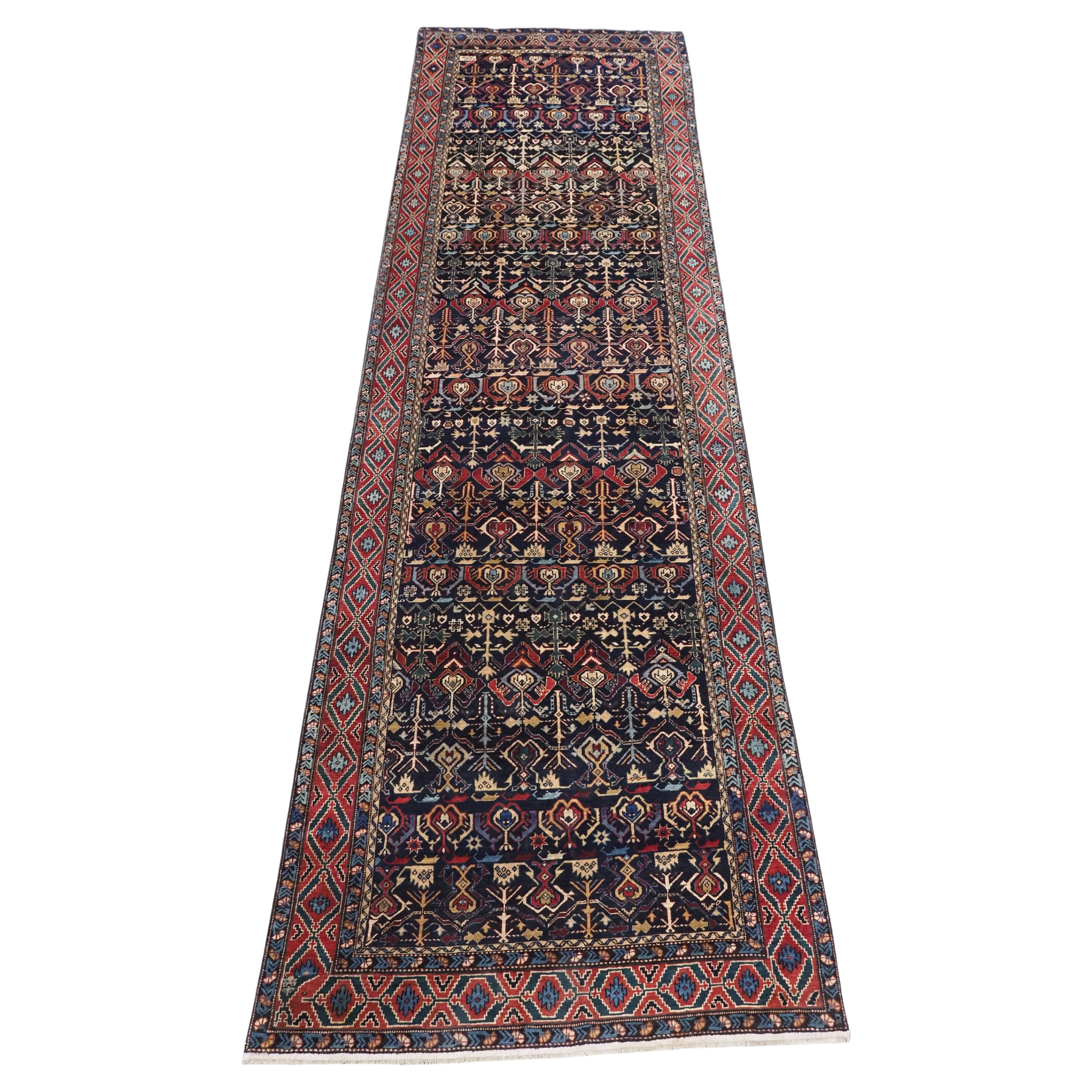 Antique Caucasian Kuba region 'Konagkend' runner, circa 1900 For Sale