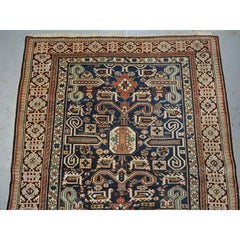 Antique Caucasian Kuba Region Perepedil Rug