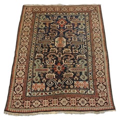 Antique Caucasian Kuba Region Perepedil Rug