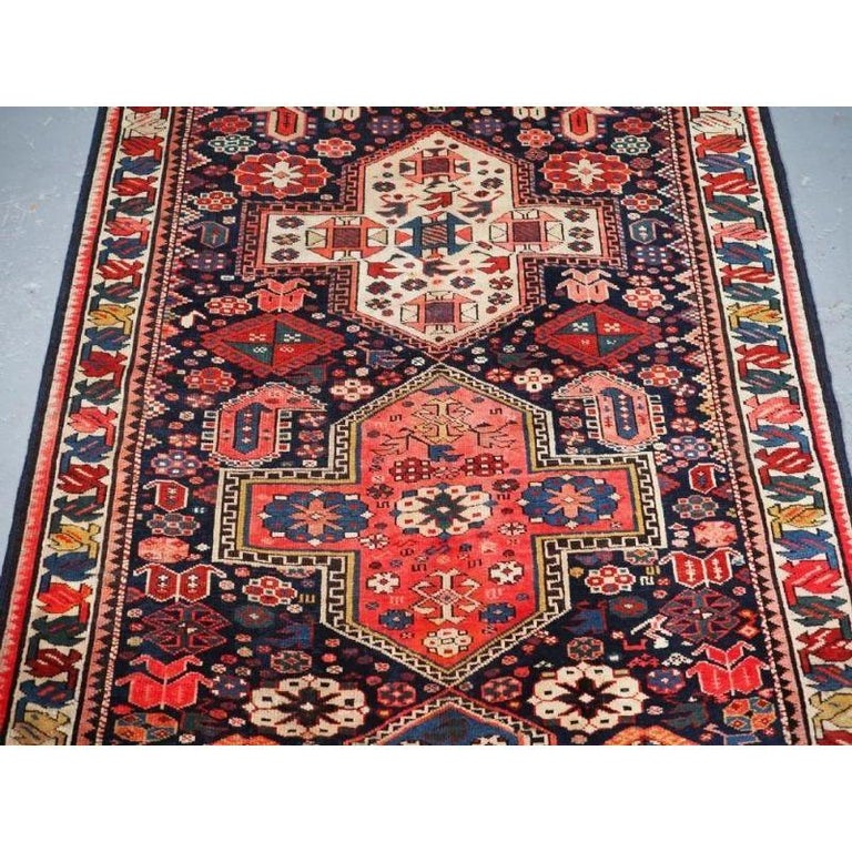Kuba Rug Antique Caucasian Kuba Region Rug with Cruciform Medallions, circa 1900 ...